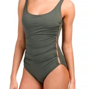 Carmen Marc Valvo Beaded Suit